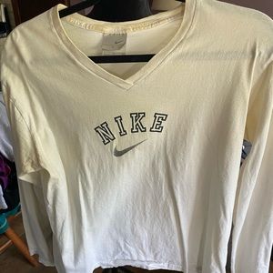 Nike V-neck Long Sleeve T-Shirt